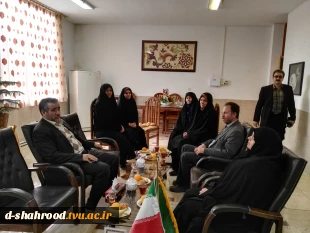 بازدید معاونت محترم استانداری استان سمنان و فرماندار ویژه شهرستان شاهرود از آموزشکده فنی و حرفه ای دختران شاهرود به مناسبت روز دانشجو  3