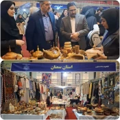 بازدید رئیس و اعضای هیئت رئیسه دانشگاه ملی مهارت استان سمنان از غرفه این مجموعه دانشگاهی در هشتمین بازارچه دانشجویی 12