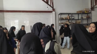 بازدید علمی دانشجویان دانشکده ملی مهارت دختران شاهرود 5