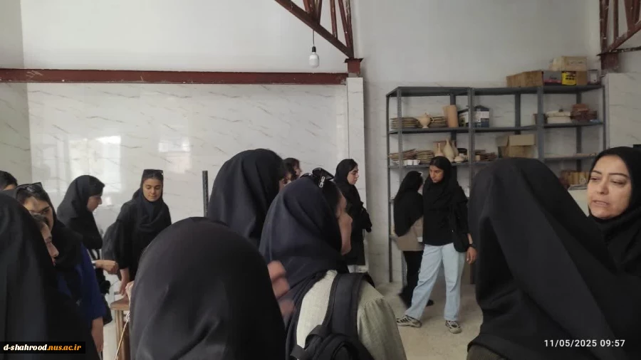 بازدید علمی دانشجویان دانشکده ملی مهارت دختران شاهرود 5