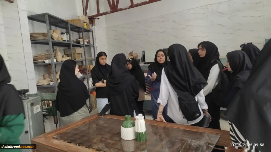 بازدید علمی دانشجویان دانشکده ملی مهارت دختران شاهرود 7