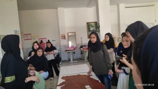 بازدید علمی دانشجویان دانشکده ملی مهارت دختران شاهرود 9