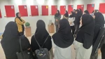بازدید دانشجویان گروه هنر دختران شاهرود باهمراهی استاد معزز سرکار خانم لشکری از نمایشگاه نقاشی وحجم  5