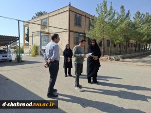 بازدید مهندس محسن احمدی، شهردار شاهرود، از دانشکده ملی مهارت دختران شاهرود 4