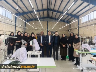 بازدید رئیس دانشکده ملی مهارت دختران شاهرود از شرکت صنعتی دیناز با هدف تقویت ارتباط دانشگاه و صنعت 5