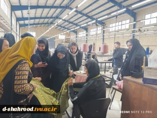بازدید رئیس دانشکده ملی مهارت دختران شاهرود از شرکت صنعتی دیناز با هدف تقویت ارتباط دانشگاه و صنعت 6