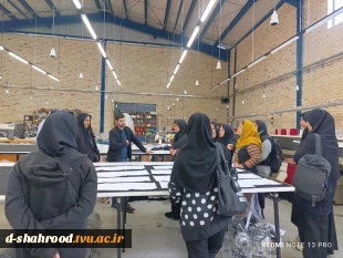 بازدید رئیس دانشکده ملی مهارت دختران شاهرود از شرکت صنعتی دیناز با هدف تقویت ارتباط دانشگاه و صنعت 14