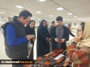 بازدید جمعی از کارآفرینان برتر حوزه پوشاک از دانشکده ملی مهارت دختران شاهرود به مناسبت هفته کارآفرینی 3