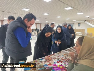 بازدید جمعی از کارآفرینان برتر حوزه پوشاک از دانشکده ملی مهارت دختران شاهرود به مناسبت هفته کارآفرینی 7