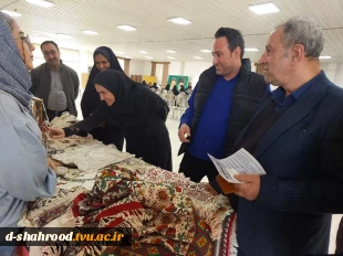 بازدید جمعی از کارآفرینان برتر حوزه پوشاک از دانشکده ملی مهارت دختران شاهرود به مناسبت هفته کارآفرینی 8