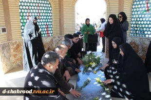 برگزاری یادواره شهید گمنام و مراسم شهادت حضرت فاطمه زهرا (س) در دانشکده ملی مهارت دختران شاهرود 6
