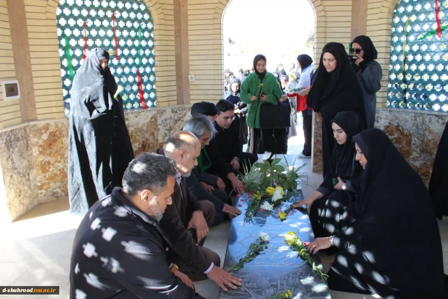 برگزاری یادواره شهید گمنام و مراسم شهادت حضرت فاطمه زهرا (س) در دانشکده ملی مهارت دختران شاهرود 6