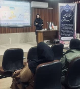 بازدید جمعی از دانش‌آموزان هنرستان حجاب شهرستان بسطام در رشته‌های تصویرسازی و طراحی دوخت، از آموزشکده ملی مهارت دختران شاهرود 4