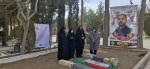 گلباران مزار شهدای شاهرود به مناسبت دهه مبارک فجر توسط دانشگاهیان دانشکده ملی مهارت دختران 3