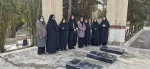 گلباران مزار شهدای شاهرود به مناسبت دهه مبارک فجر توسط دانشگاهیان دانشکده ملی مهارت دختران 4