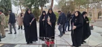 گلباران مزار شهدای شاهرود به مناسبت دهه مبارک فجر توسط دانشگاهیان دانشکده ملی مهارت دختران 6