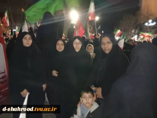 حضور دانشگاهیان دانشکده ملی مهارت دختران شاهرود در مراسم عزاداری شهادت حضرت آیت‌الله امام خامنه‌ای (ره)
 2