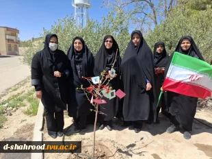 کاشت نهال امید به یاد شهدای جنگ رمضان 4