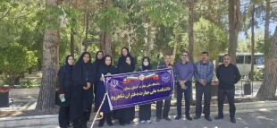  تجدید میثاق دانشگاهیان دانشکده ملی مهارت دختران شاهرود  2