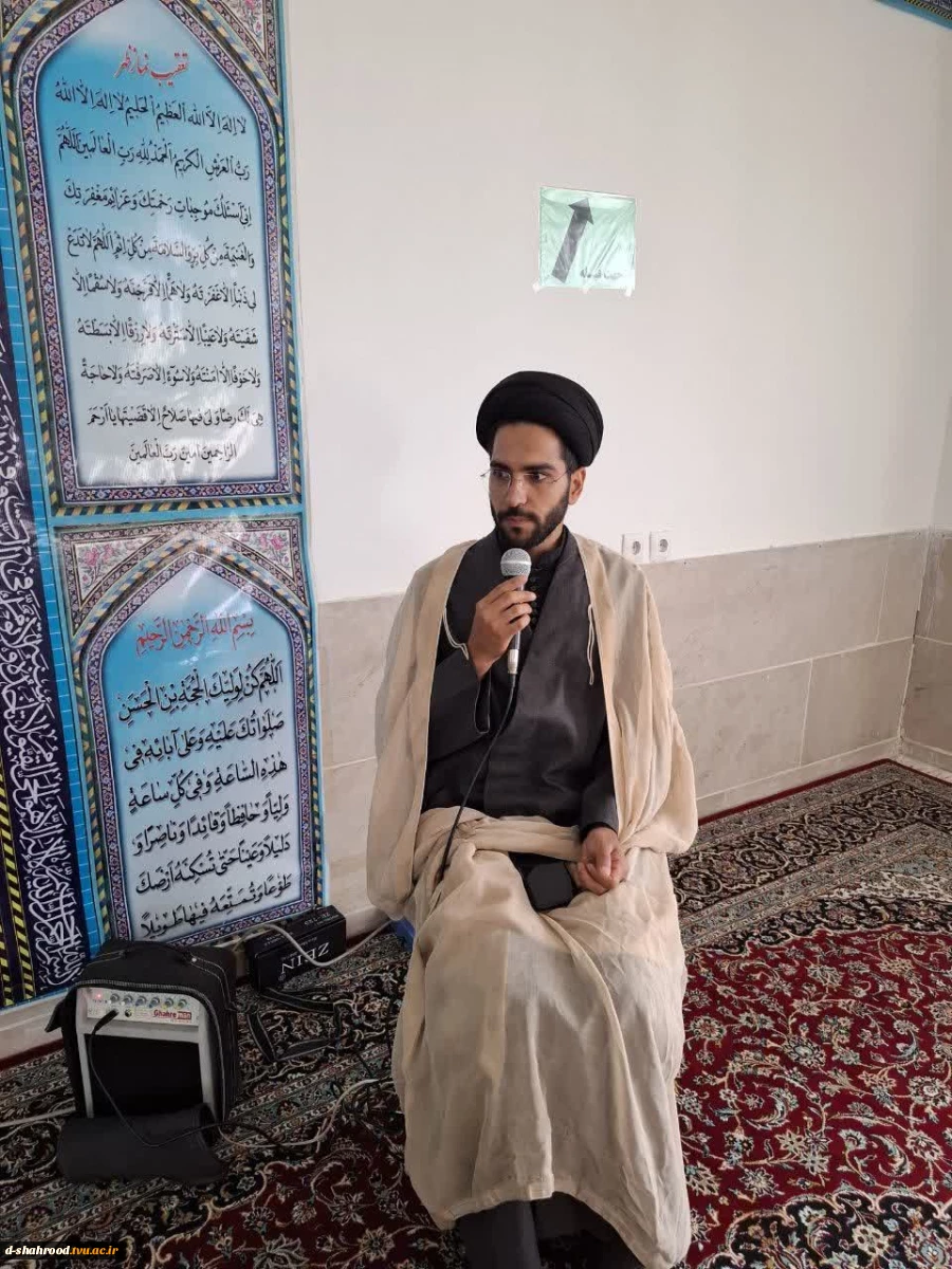 برگزاری مراسم دومین سالگرد بزرگداشت شهادت آیت‌الله دکتر سید ابراهیم رئیسی و شهدای خدمت در دانشکده ملی مهارت دختران شاهرود  2