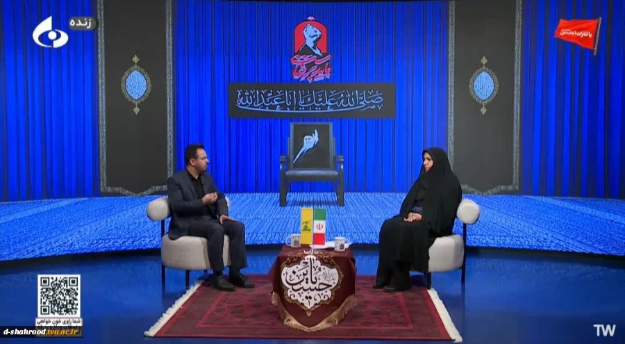 حضور رئیس آموزشکده ملی مهارت دختران شاهرود در برنامه تلویزیونی سیمای مرکز سمنان 5