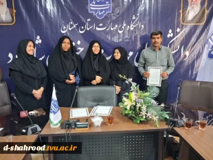 تقدیر رئیس دانشکده ملی مهارت دختران شاهرود از همکاران مشارکت‌کننده در اسکان عزاداران مراسم تشییع و تدفین امام شهید ایران و قائد امت   5